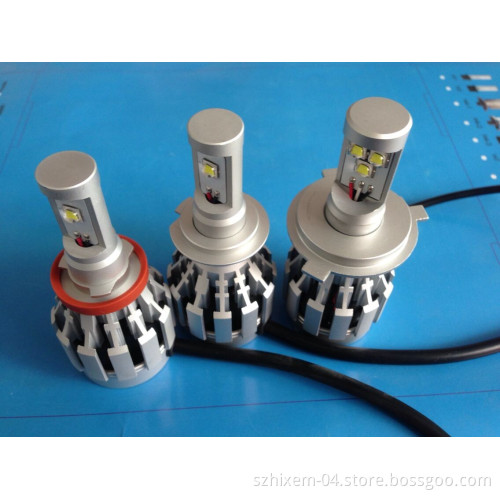 H7 All in One CREE LED Headlight with Inside Fan and Ballast 40W 4000lumen Auto LED Headlight